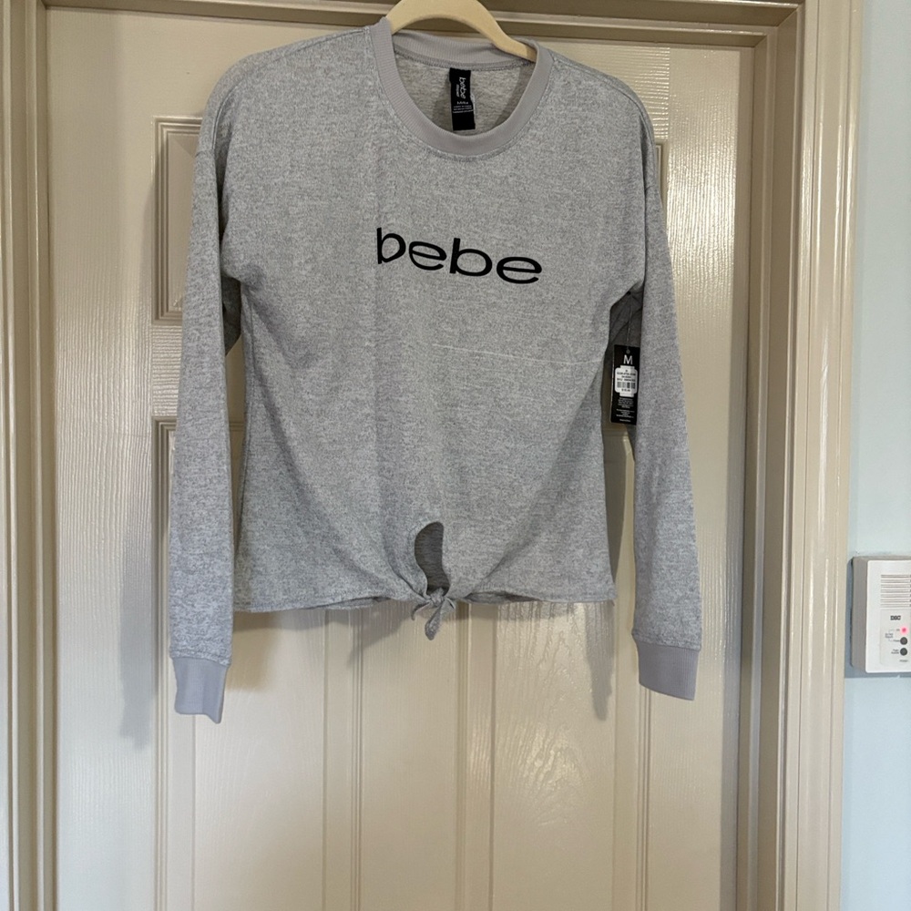 Bebe Long Sleeve Top and Jogger Bottom Set